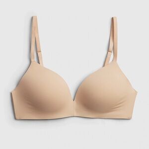 GAPBODY WIRELESS T SHIRT BRA SOFT CUP CONVERTIBLE Nude Beige Tan 30C